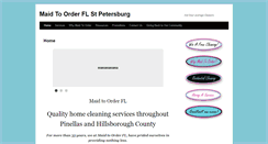 Desktop Screenshot of maidtoorderfl.com